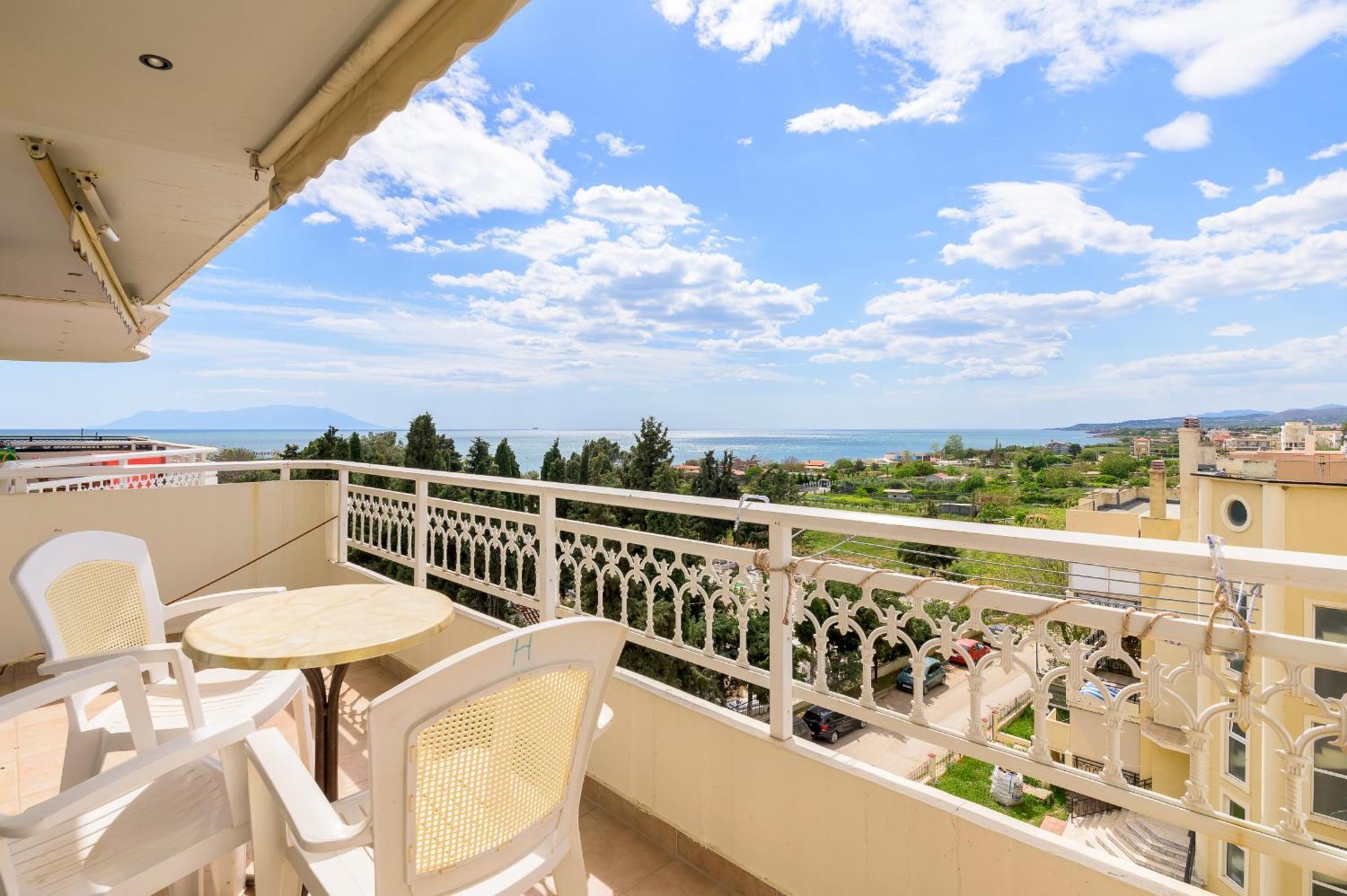 Sea View Apartment Nea Chili Exterior foto